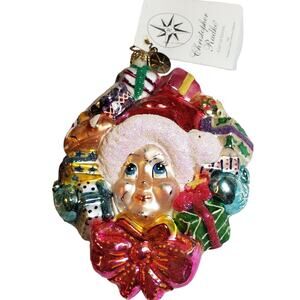 NWT CHRISTOPHER RADKO "GIFT OF GIVING" CHRISTMAS ORNAMENT COLORFUL PRESENTS 02'